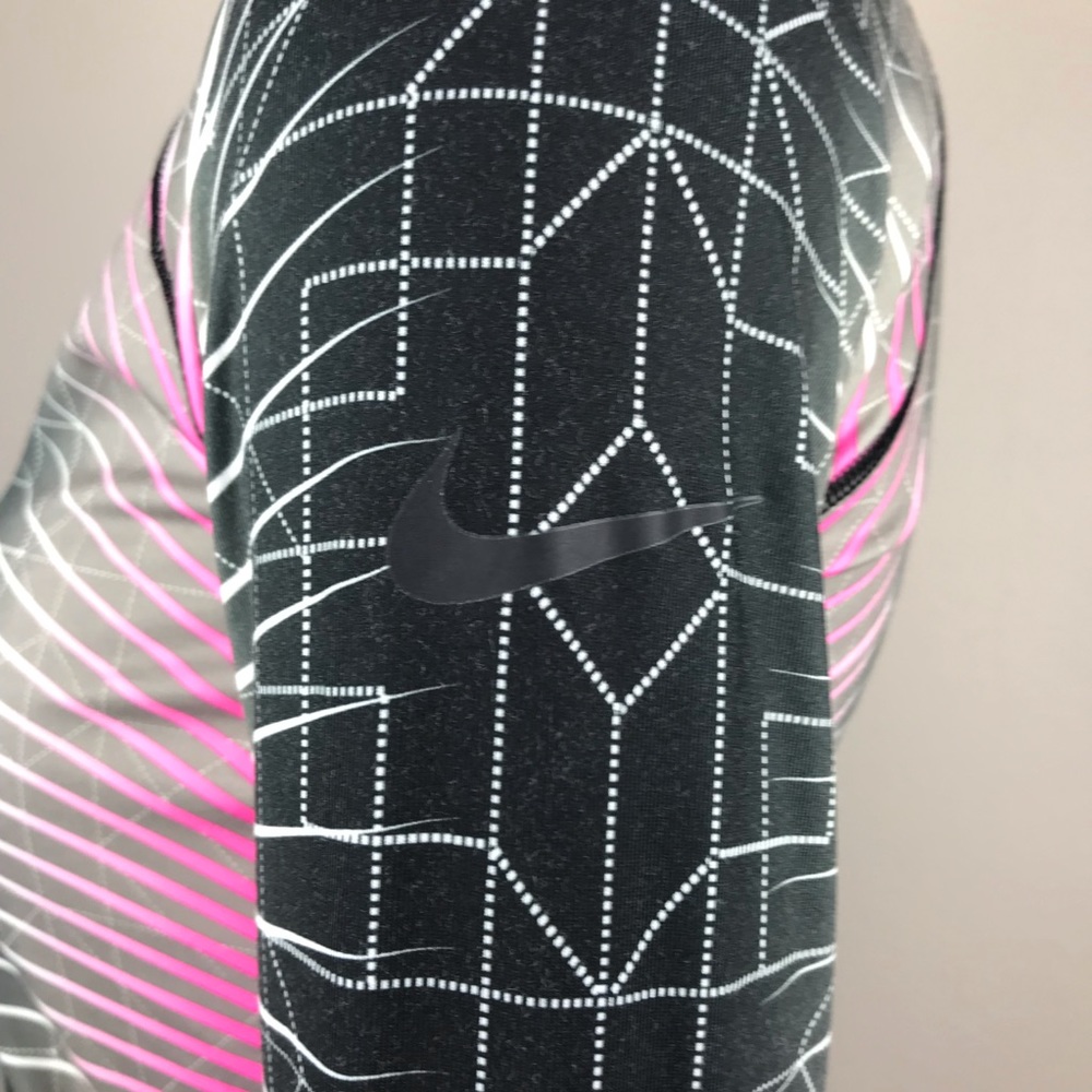 Nike Pro Printed Hyperwarm Half Zip Pullover S - image 6